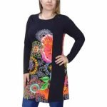 Tunika Fekete Szürke Mandalás