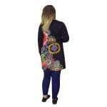 Tunika Fekete Szürke Mandalás
