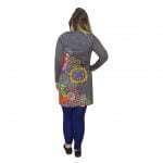 Tunika Fekete Szürke Mandalás