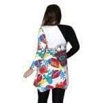 Tunika Fekete Fehér Levelek