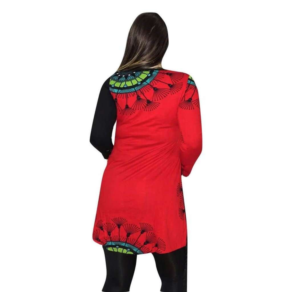 Tunika Piros Fekete Mandala