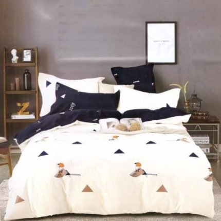 Ágyneműhuzat Háromszög Krém Színben