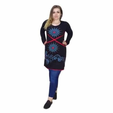 Tunika Piros Csíkos Mandalás