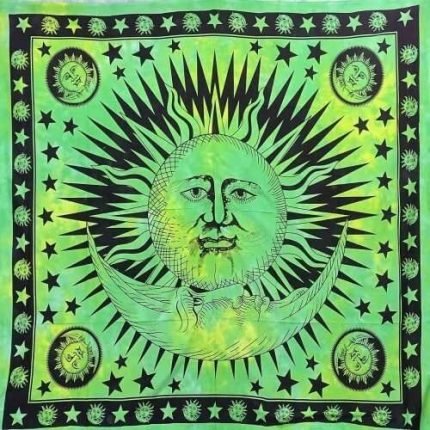 Falvédő Zöld Fekete Nap