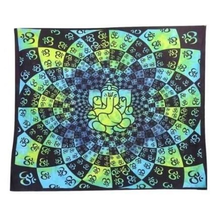 Falvédő Ganésa Zöld Színben