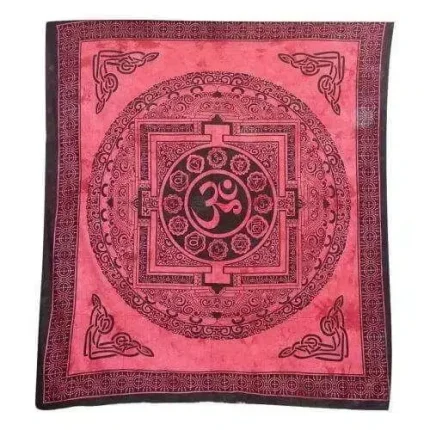 Falvédő Om Piros Fekete