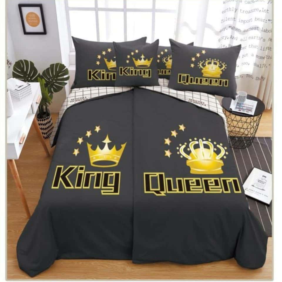 király királynős páros ágynemű 6 részes