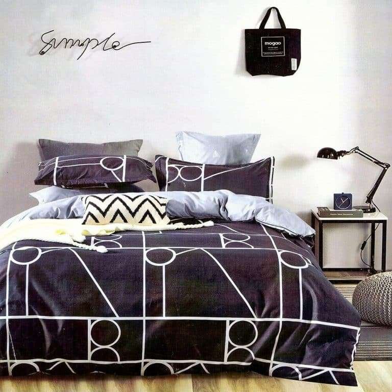 Ágynemű Szürke Rajzolt Vonalak