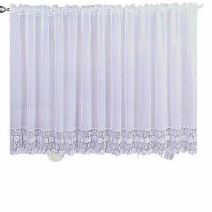 nappali függöny fehér csipkével