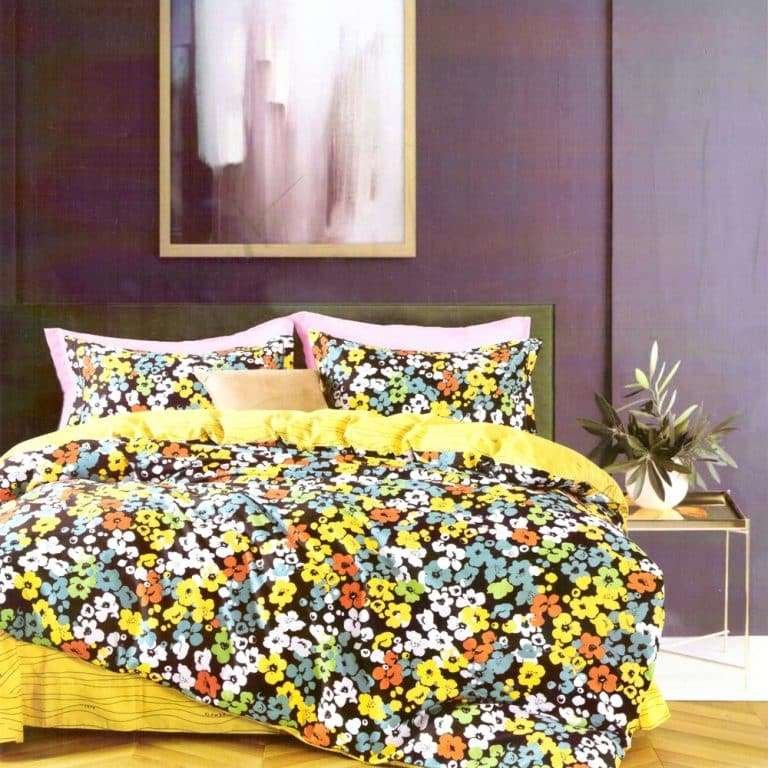 Virágos Ágyneműhuzat Vegyes Színek