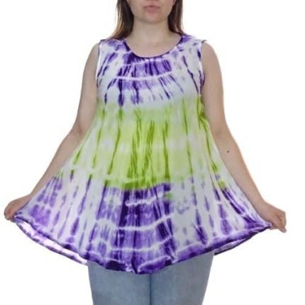 Nyári Felső Lila Zöld Szín