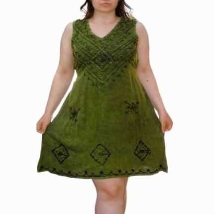 Zöld Nyári Rövid Ruha