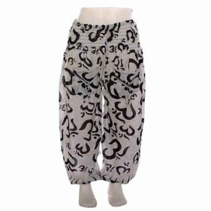 Fehér Nadrág OM Mintával