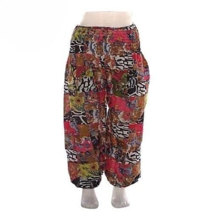 Nyári Nadrág Barna Patchwork