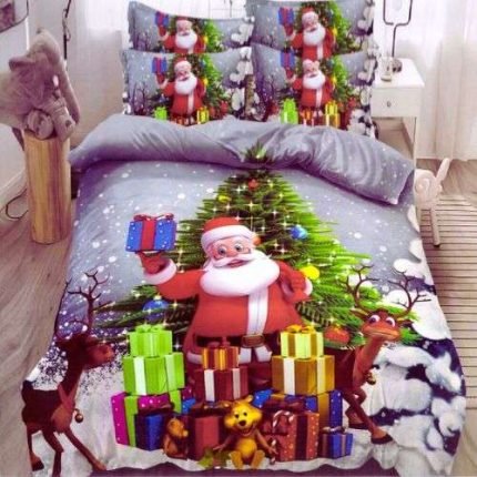 Havas Táj Mikulással Ágynemű