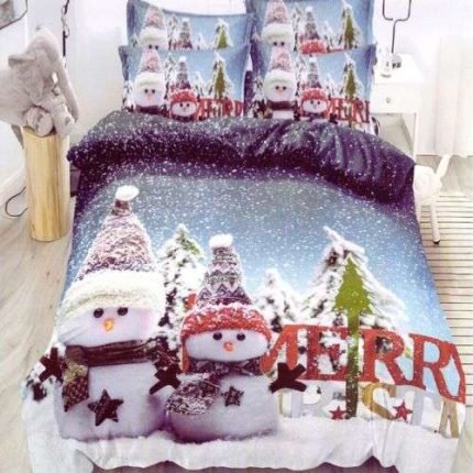 Hóemberek Havas Tájban Ágynemű