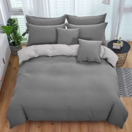 Szürke Mályva Ágyneműhuzat Kombináció