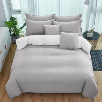 Halvány Szürke Egyszínű Ágynemű