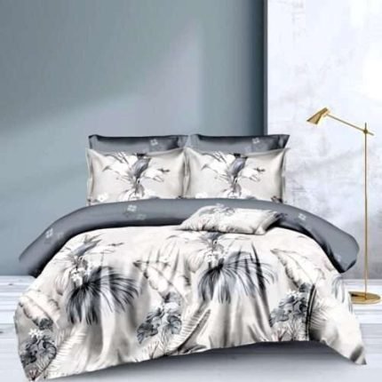Pamut Ágynemű Szürke Levelekkel