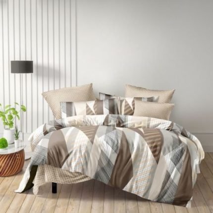 Drapp Bézs Pamut Ágynemű