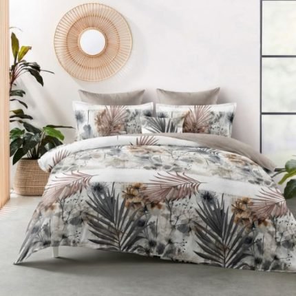 Levél Mintás Flanel Ágyneműhuzat