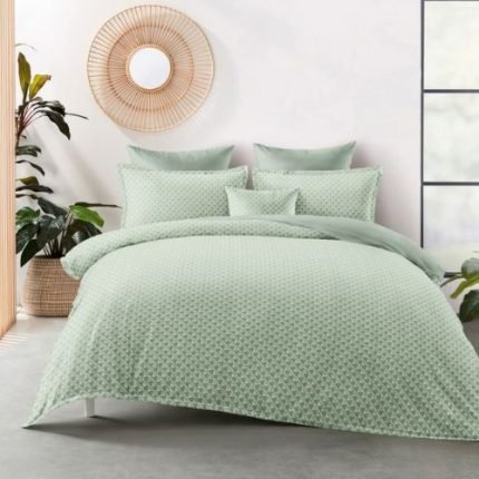 Zöld Mintás Flanel Ágyneműhuzat