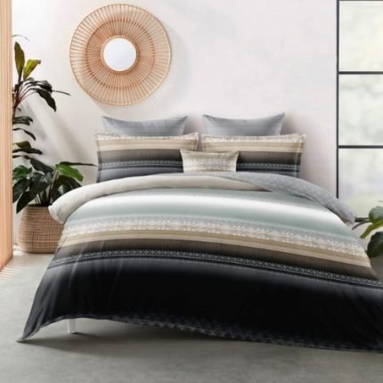 Szürke Bézs Flanel Ágyneműhuzat