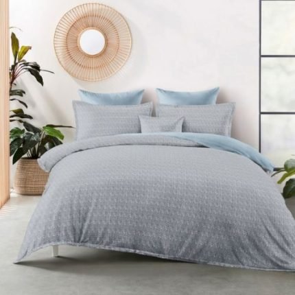 Kék Szürke Flanel Ágyneműhuzat