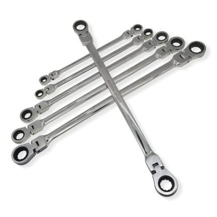 Racsnis Csillag-Csillag Kulcs Készlet 6db-os 8-19mm Extra Hosszú