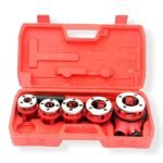 Kézi Cső menetmetsző Racsnis 5db-os