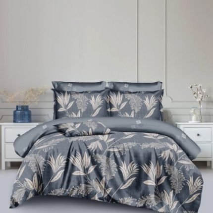 Szürke Bézs Levelek Ágyneműhuzat