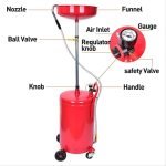 Pneumatikus Olajleeresztő Kék Színű 80 Literes Kerekes - Image 2