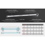 Csillag Csillag Kulcs Készlet 6db os 8 -19mm - Image 4