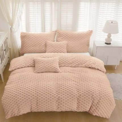 Bézs Egyszínű Pamut Ágyneműhuzat