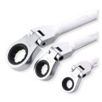 Racsnis Csillag-Csillag Kulcs Készlet 6db-os 8-19mm Extra Hosszú Műanyag Kofferes - Image 3