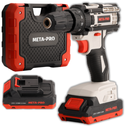 Akkus csavarozó 21V + 2x Akku