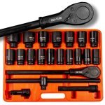 PNEUMATIKUS SZERSZÁMKÉSZLET ÉS 21 RÉSZES 3/4-ES KÉSZLET - Image 2